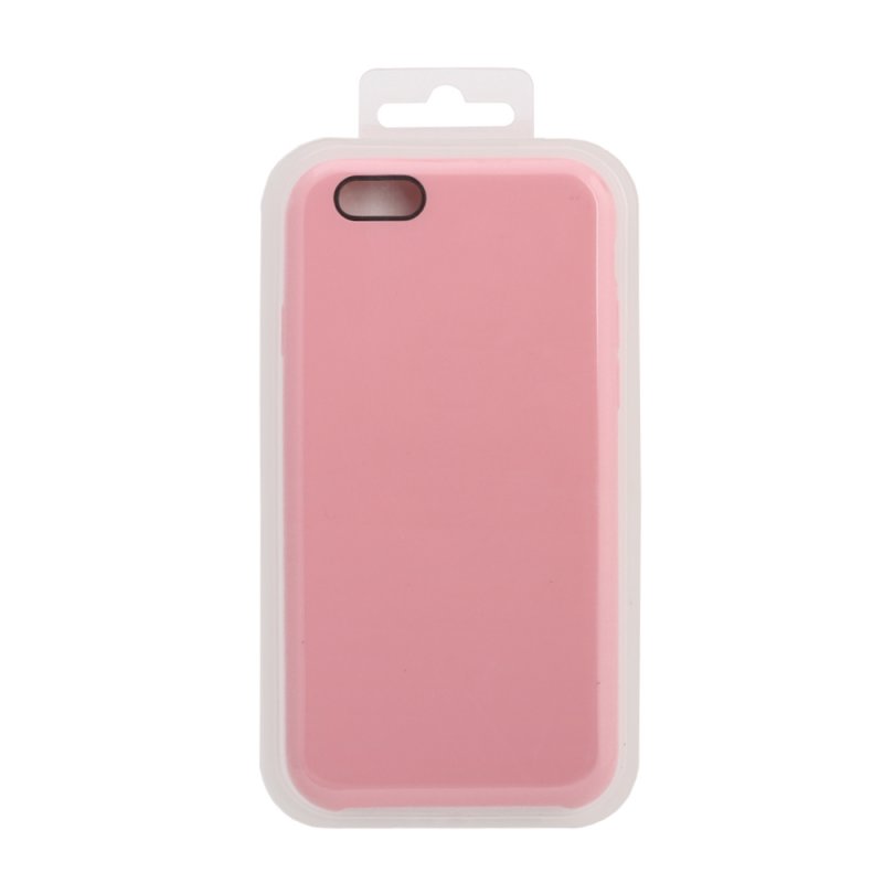 Силиконовый чехол для iPhone 6/6s "Silicone Case" (розовый, блистер) 12
