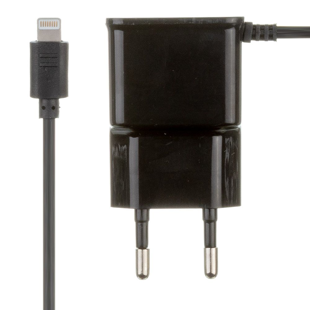 СЗУ "LP" 1 А для Apple Lightning 8-pin (коробка/черное)