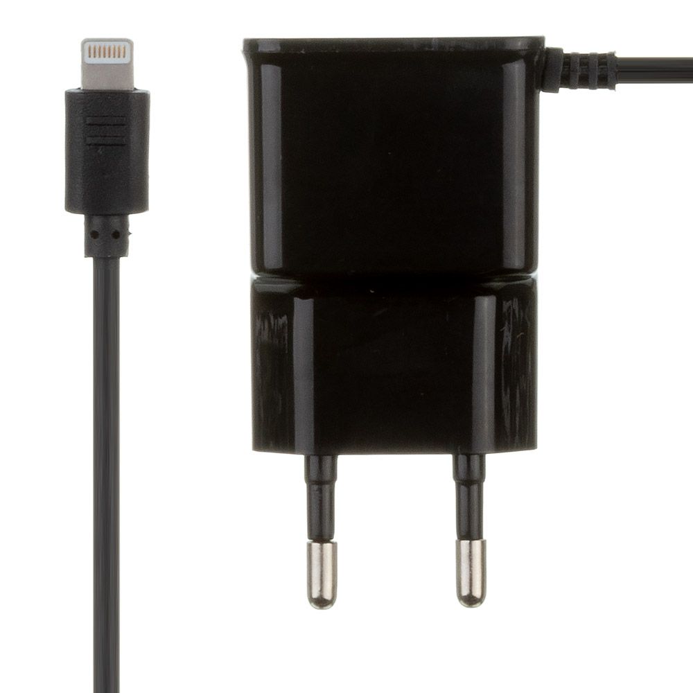 СЗУ "LP" 2.1 А для Apple Lightning 8-pin (коробка/черное)