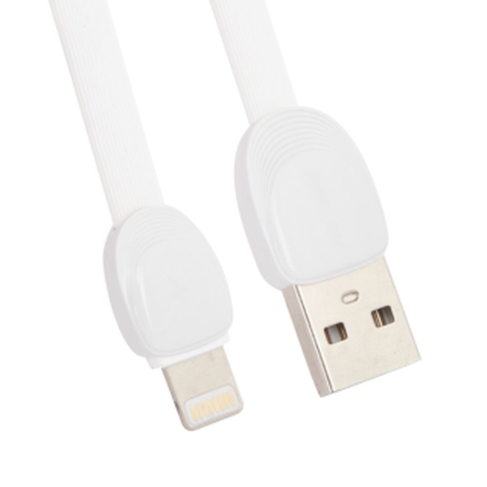 USB кабель REMAX RC-040i Shell Lightning 8-pin, 2.4А, 1м, TPE (белый)