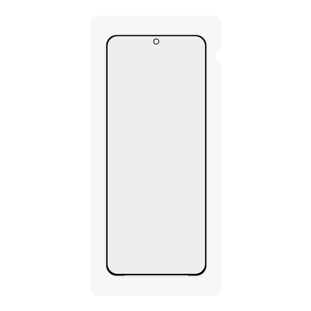 Стекло + OCA плёнка для переклейки Samsung Galaxy Z Flip4 (черный)