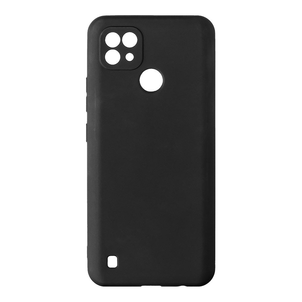 Силиконовый чехол "LP" для Realme C21 TPU (черный непрозрачный) европакет