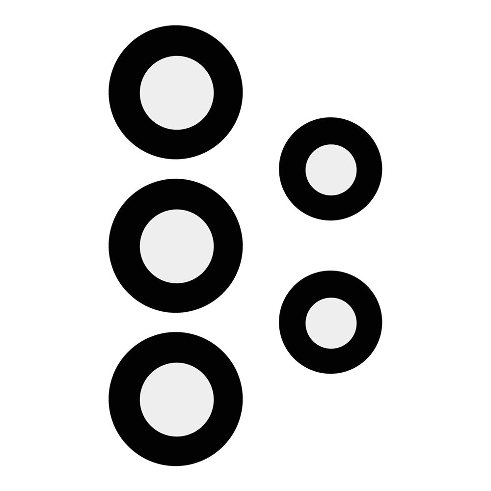 Стекло задней камеры для Samsung M236 Galaxy M23 5G (без рамки) (черный)