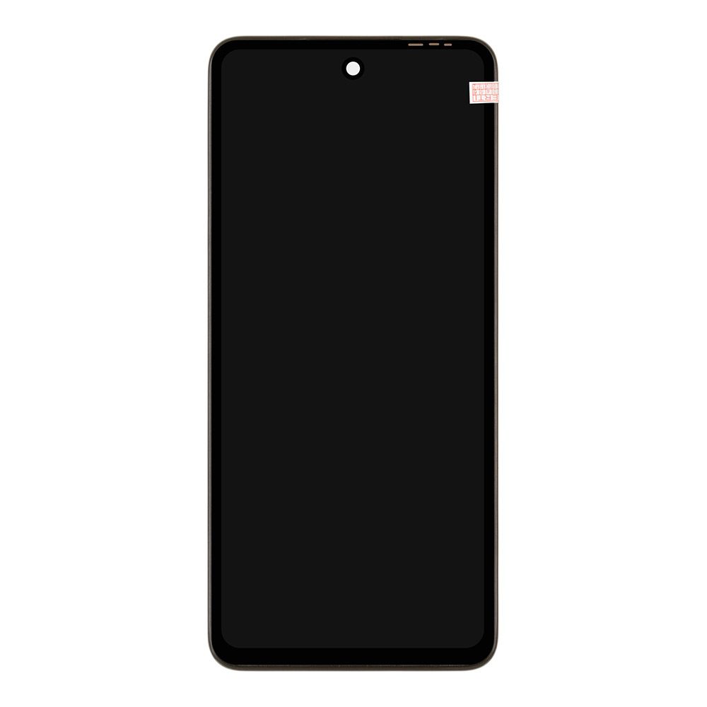 LCD дисплей для Tecno Spark 20C (BG7n) с тачскрином в рамке (черный) OR LCD