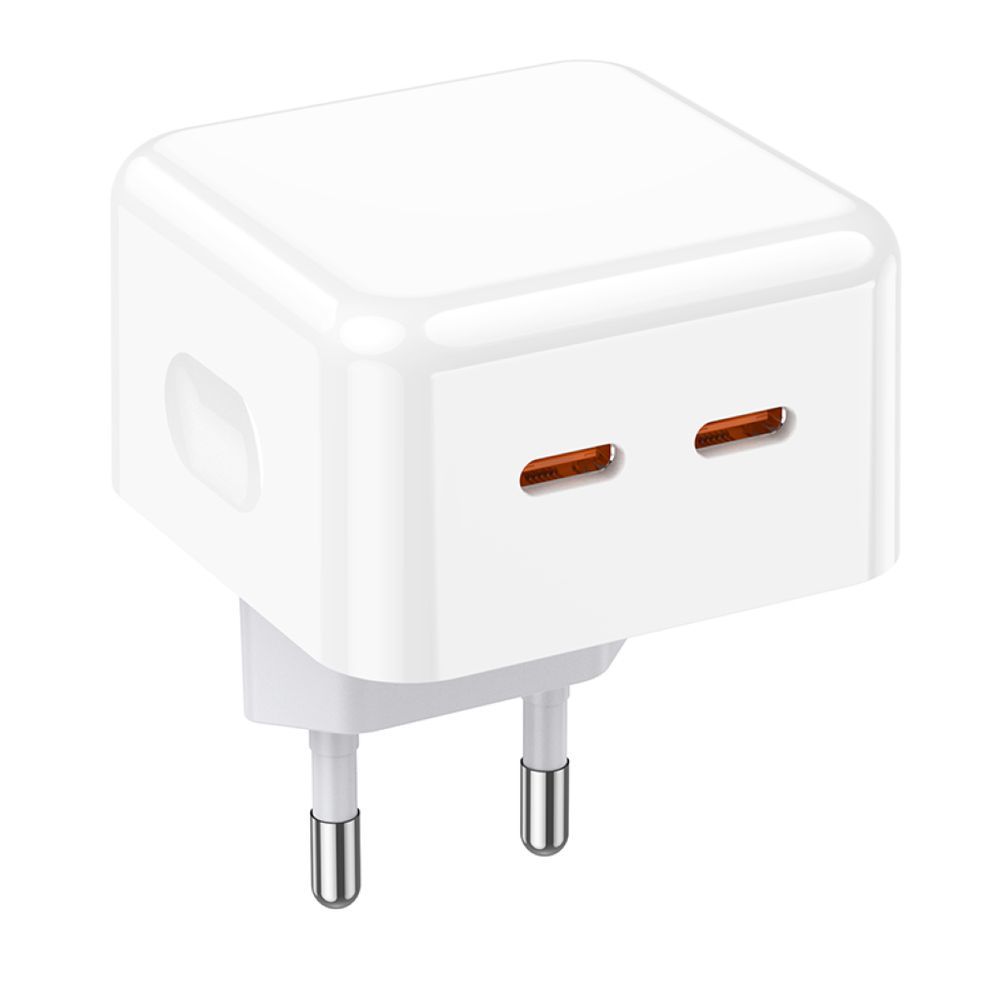СЗУ BOROFONE BA76A Source 2xUSB-C, QC3.0, PD35W, 3А (белый)