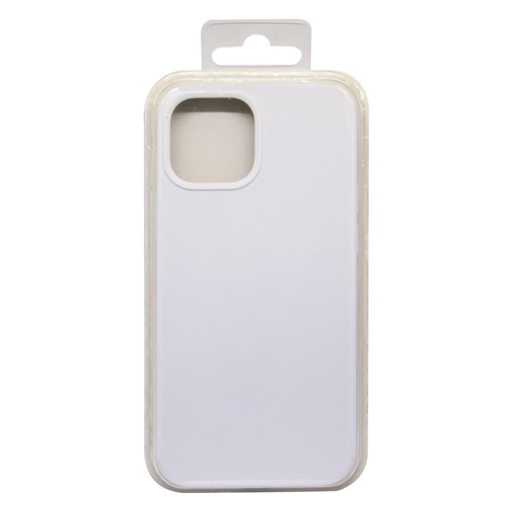 Силиконовый чехол для iPhone 13 Mini "Silicone Case" (серо-белый)