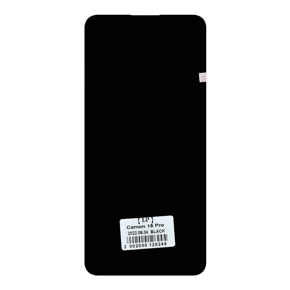 LCD дисплей для Tecno Camon 15 Pro с тачскрином (черный) OR LCD