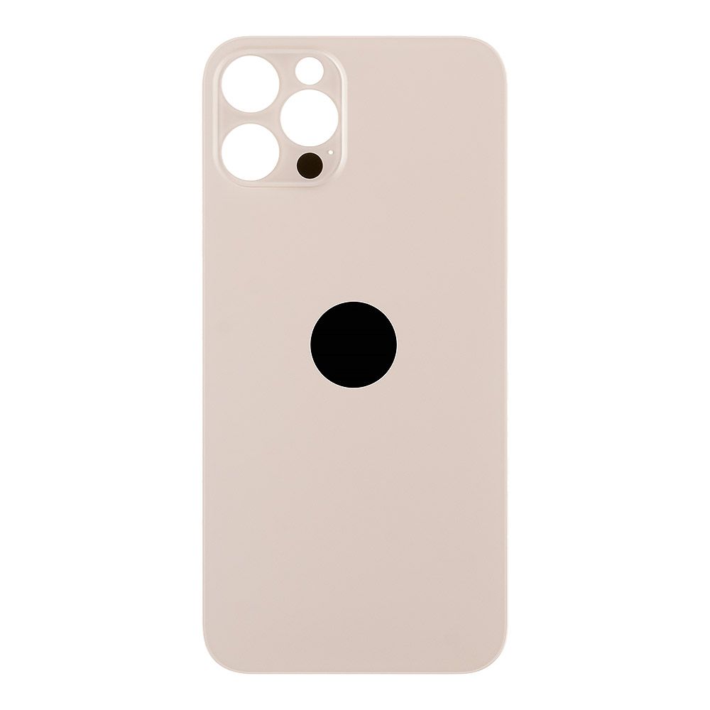 Задняя крышка для iPhone 12 Pro (золотой) с логотипом, монолит