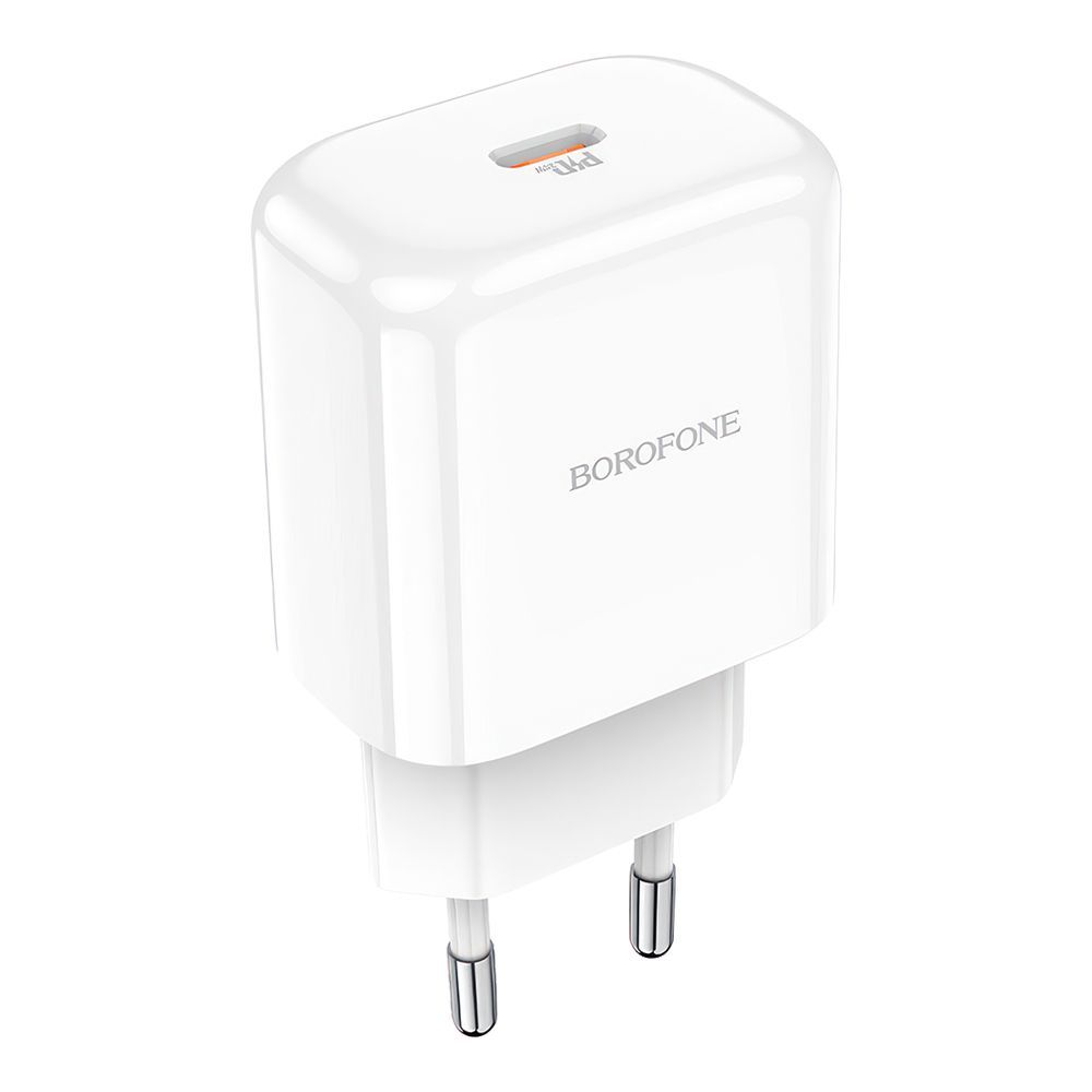 СЗУ BOROFONE BN3 Premium 1xUSB-C, 3А, PD20W, QC3.0 (белый)