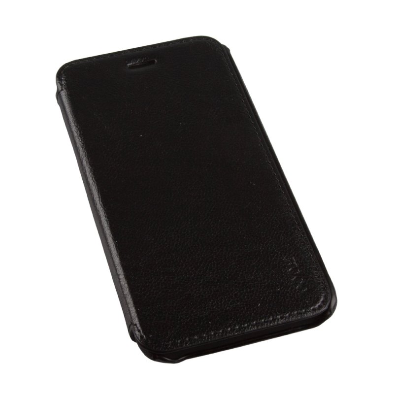 Чехол для iPhone 6/6s "HOCO" Crystal Classic Folder раскладной кожаный (черный)