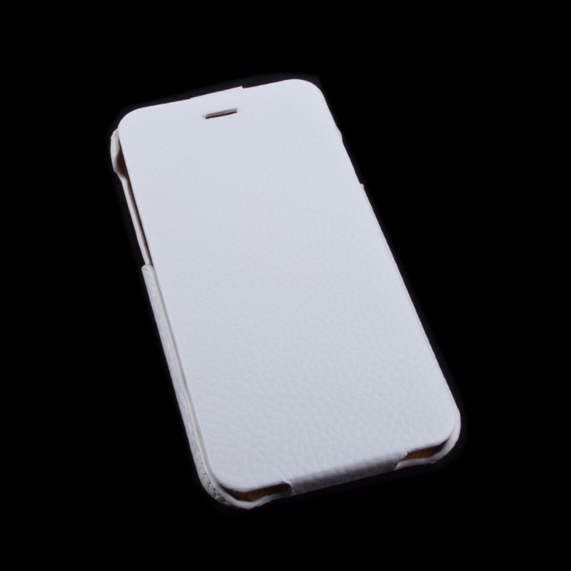 Чехол для iPhone 6/6s "HOCO" Premium Collection Flip  раскладной кожаный (белый коробка)