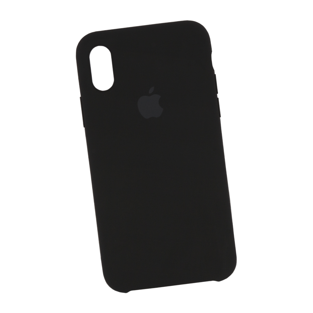 Силиконовый чехол для iPhone X/Xs "Silicone Case" (черный, блистер) 18