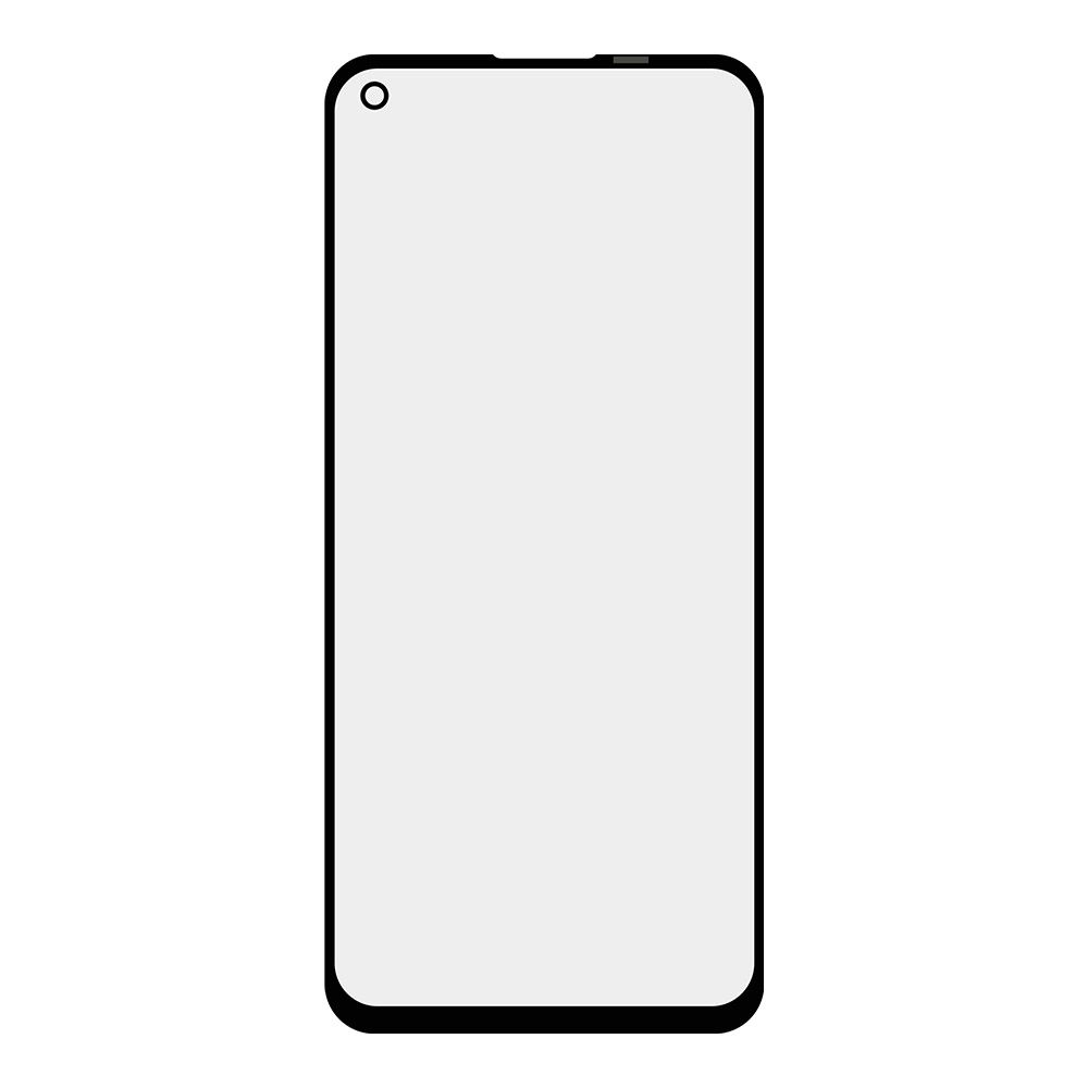 Стекло + OCA плёнка для переклейки Oppo Reno 5 (черный)