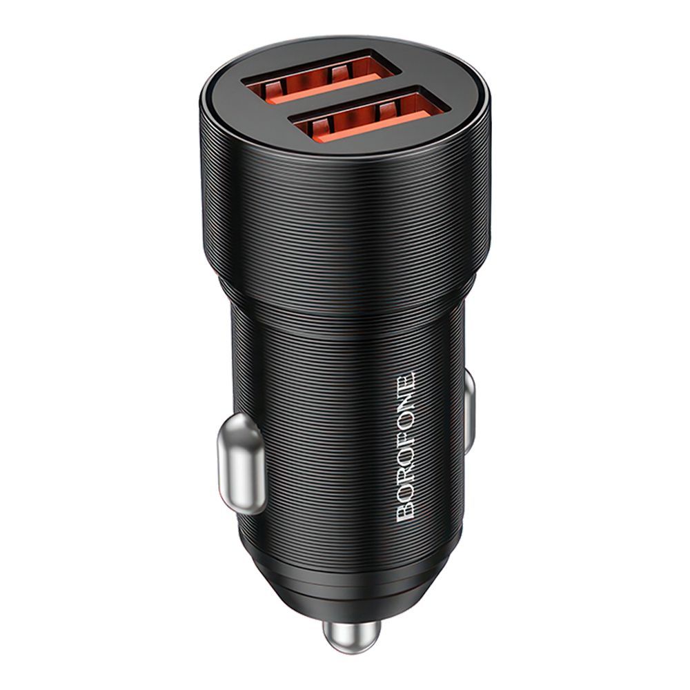 АЗУ BOROFONE BZ19B Wisdom 2xUSB, 3A, QC3.0, 36W (черный)
