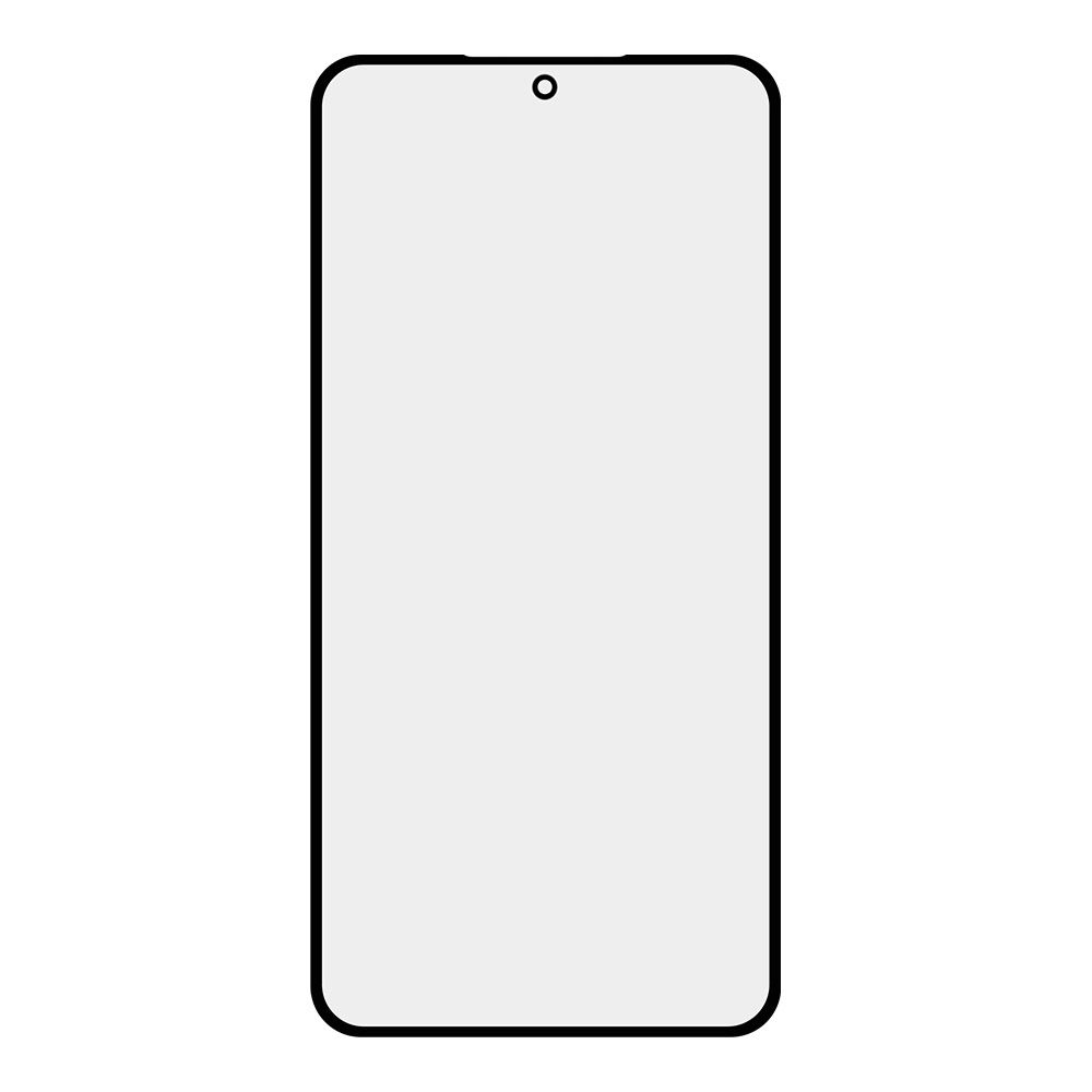 Стекло + OCA плёнка для переклейки Samsung Galaxy S23 (черный)