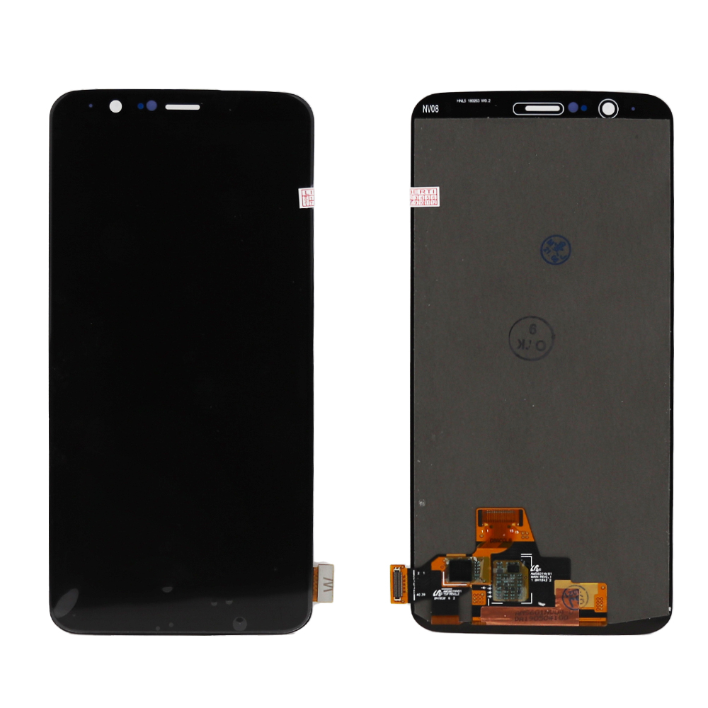LCD дисплей для OnePlus 5T в сборе с тачскрином Premium Quality (черный)