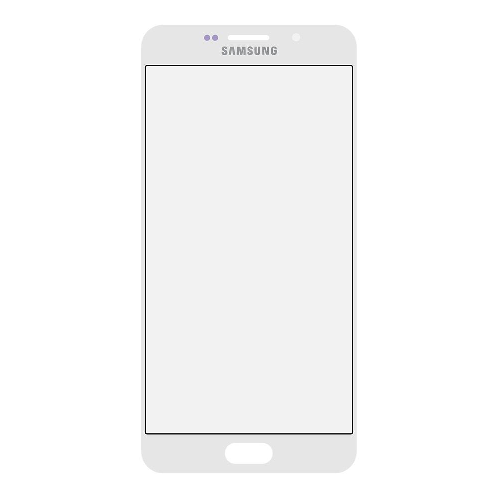 Стекло для переклейки Samsung SM-A710 A7 2016 (цвет белый)