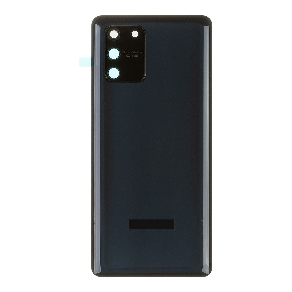 Задняя крышка для Samsung Galaxy S10 Lite SM-G770F со стеклом камеры (черный)