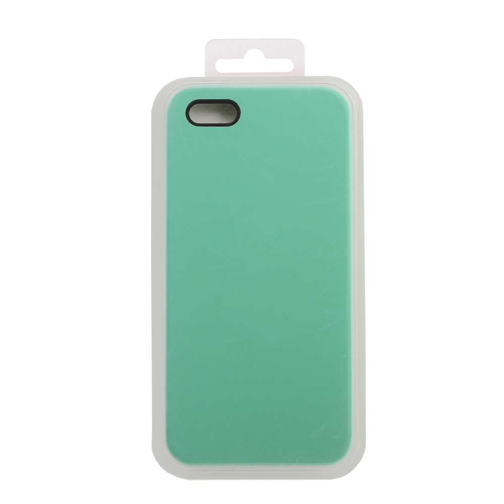 Силиконовый чехол для iPhone 5/5S/5SE "Silicone Case" (тиффани, блистер) 50