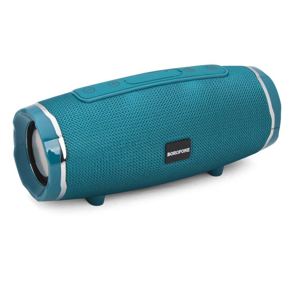 Bluetooth колонка BOROFONE BR3 BT 5.0, 5Wx2, AUX/microSD/USB/FM (бирюзовый)