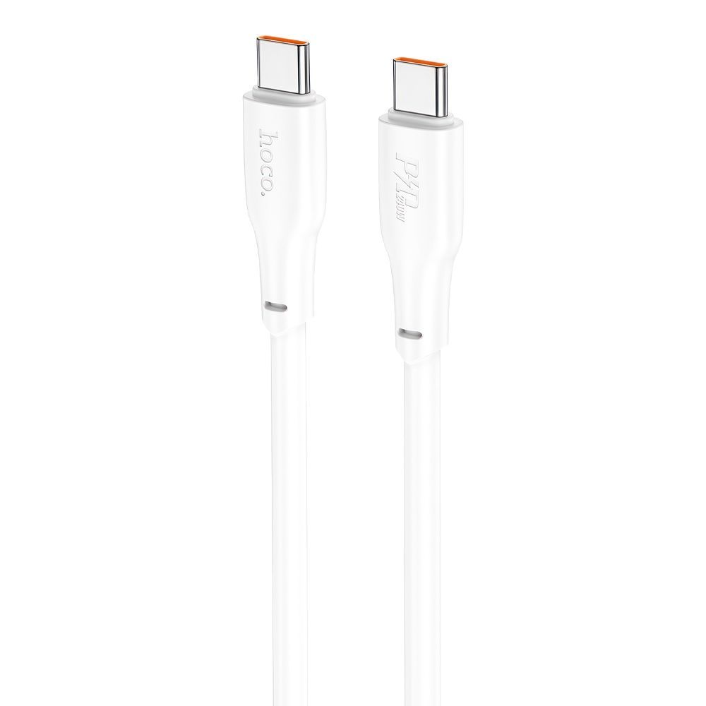 USB-C кабель HOCO X93 Force Type-C, 5А, PD240W, 2м, TPE (белый)