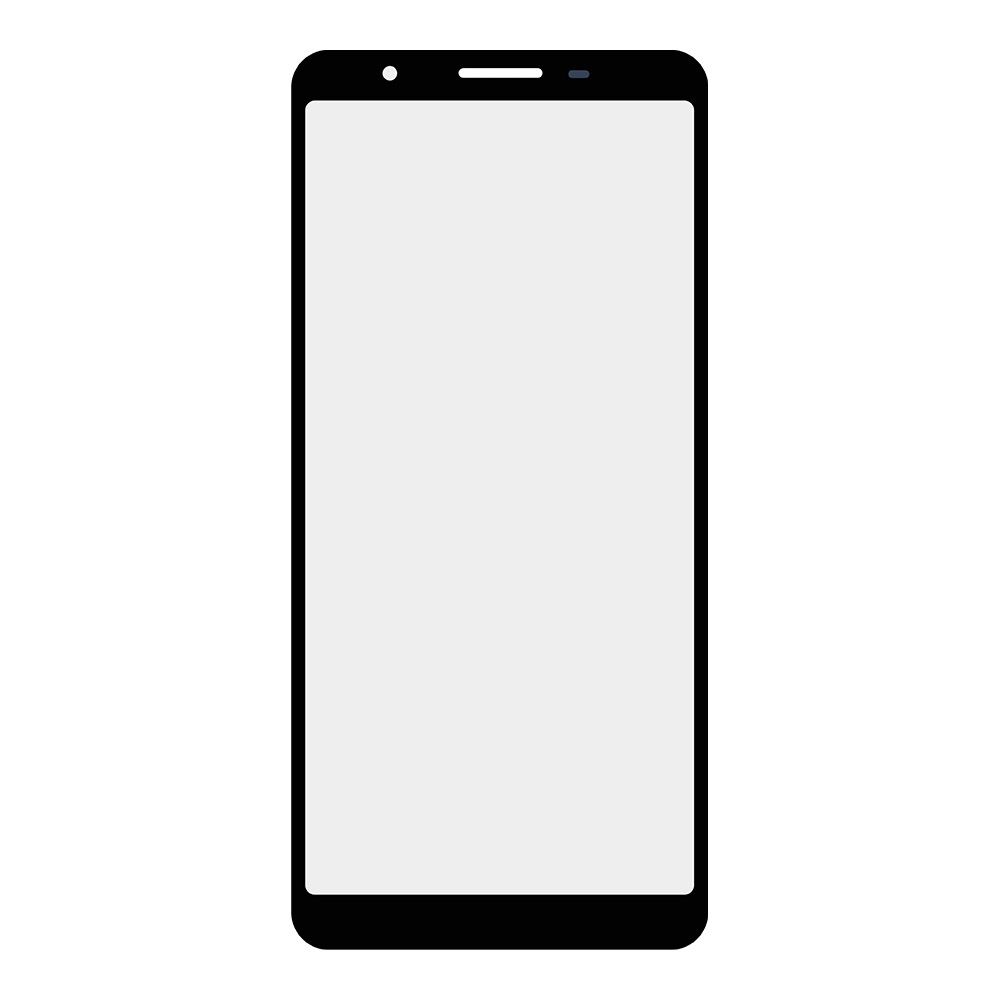 Стекло для переклейки Samsung A013F Galaxy A01 Core (черный)