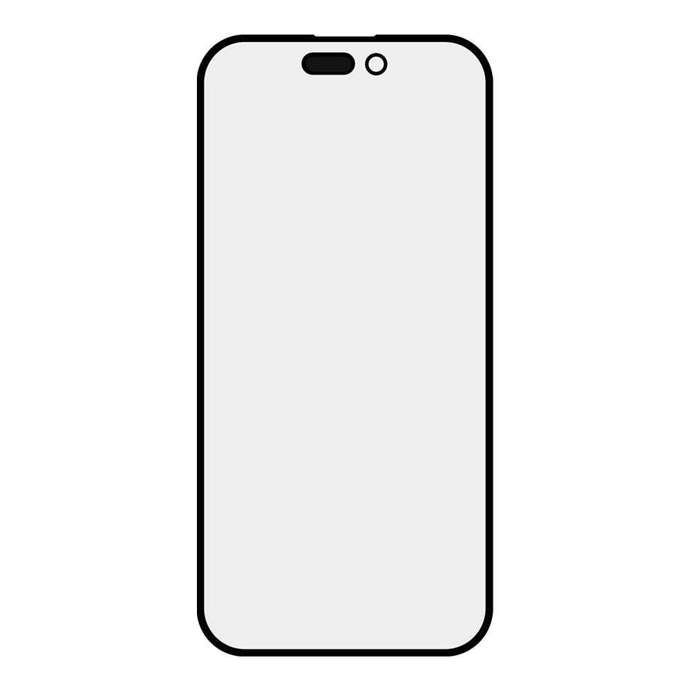 Стекло + OCA пленка для переклейки iPhone 14 PRO олеофобное покрытие (черный)