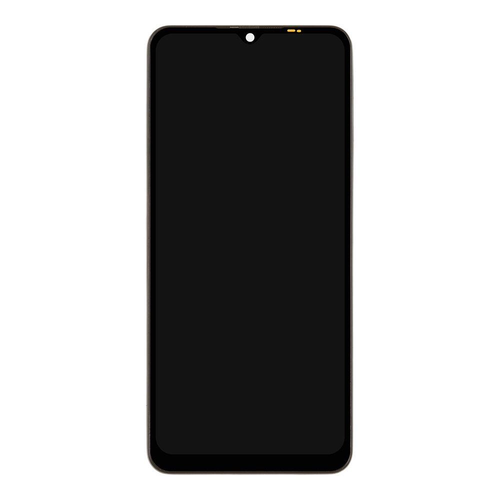 LCD дисплей для Samsung Galaxy A12 SM-A125 с тачскрином в рамке (черный)