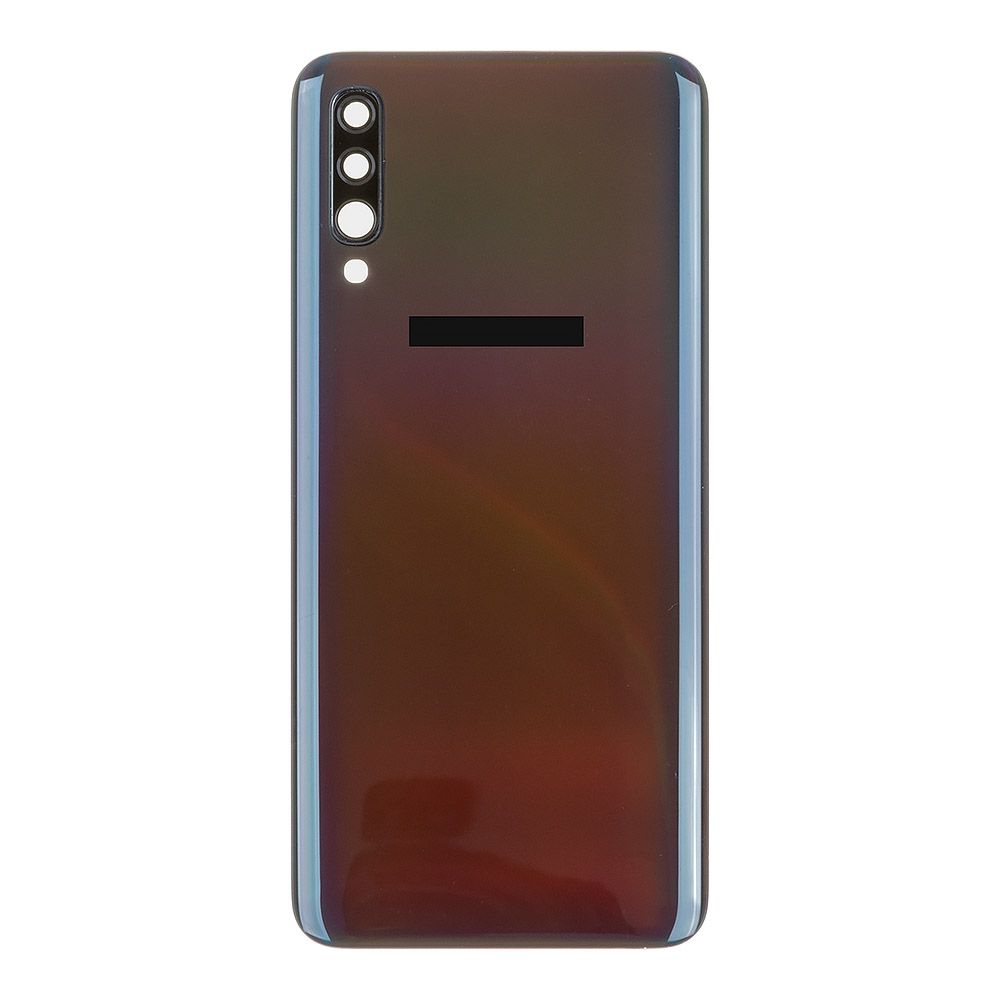 Задняя крышка для Samsung Galaxy A50 SM-A505F со стеклом камеры (черный)