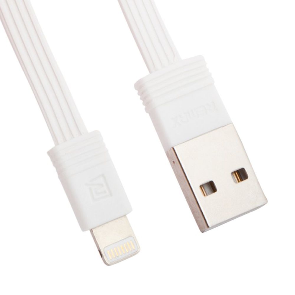 USB кабель REMAX RC-062i Tengy Lightning 8-pin, 2 USB кабеля, 1м + 0.16м, PVC (белый)