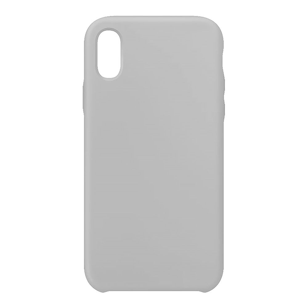 Силиконовый чехол для iPhone Xr "Silicone Case" (белый, блистер) 9