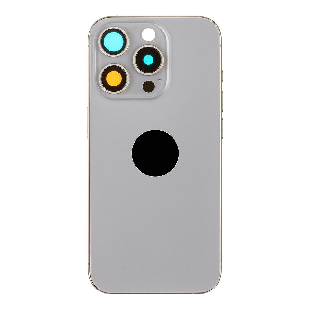 Корпус для Apple iPhone 15 Pro (серебристый) 1:1 OR