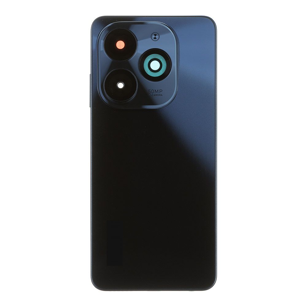 Задняя крышка для Infinix Smart 8 Pro + средняя часть  (черный)