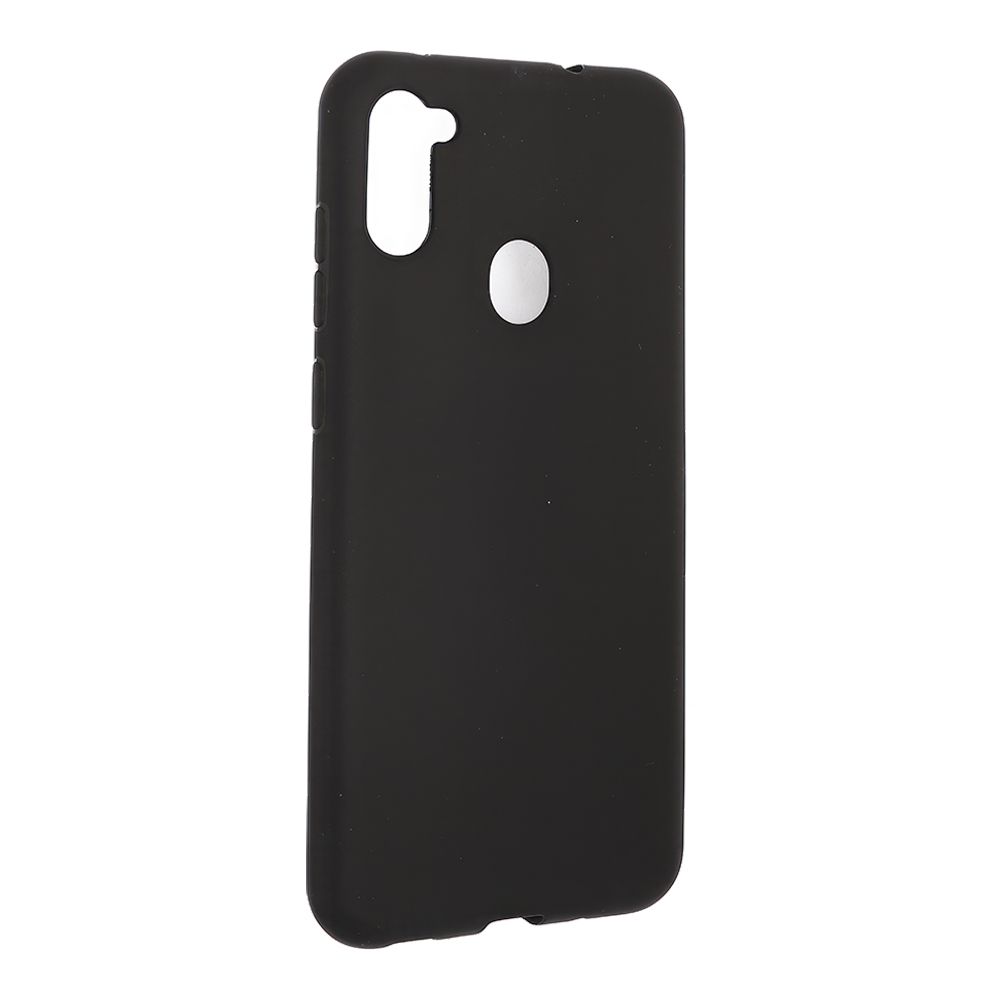 Силиконовый чехол "LP" для Samsung Galaxy M11 TPU (черный непрозрачный) европакет
