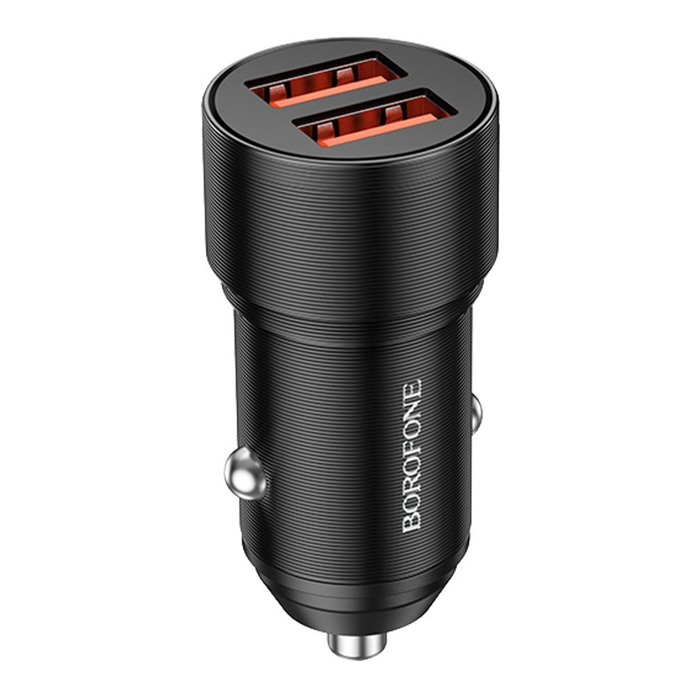АЗУ BOROFONE BZ19 Wisdom 2xUSB, 2.4A (черный)