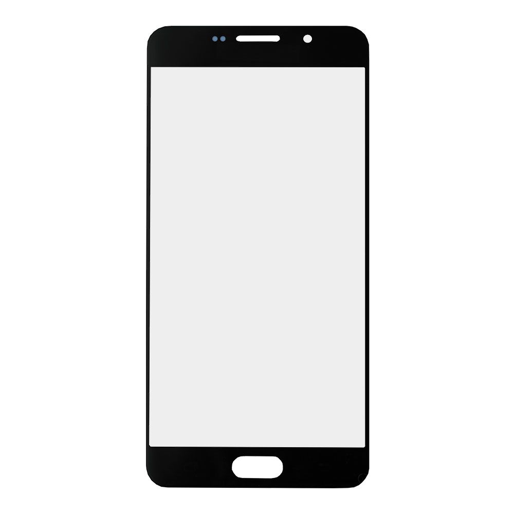 Стекло + OCA плёнка для переклейки Samsung A710F Galaxy A7 (2016) (черный)