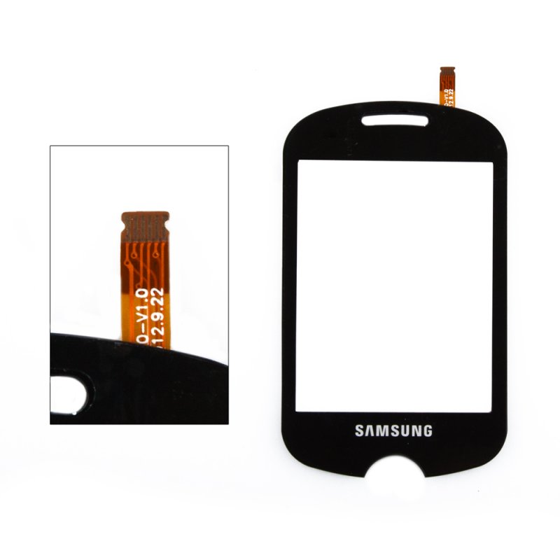 Тачскрин для Samsung C3510 1-я категория (черный)