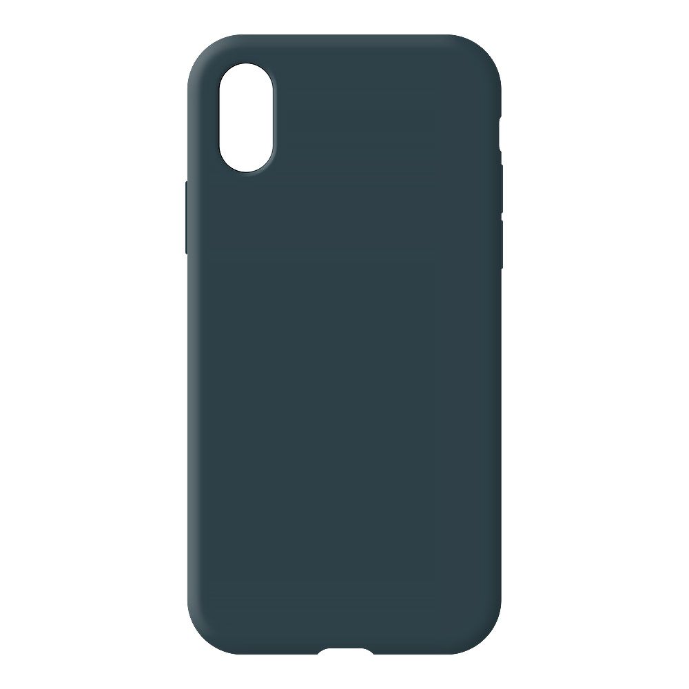Силиконовый чехол для iPhone X/Xs "Silicone Case" (васильковый, блистер)  38