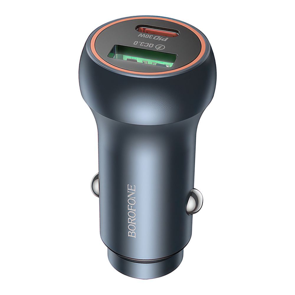 АЗУ BOROFONE BZ32B Fresh 1xUSB, 1xUSB-C, 3А, QC3.0, PD48W (черный)