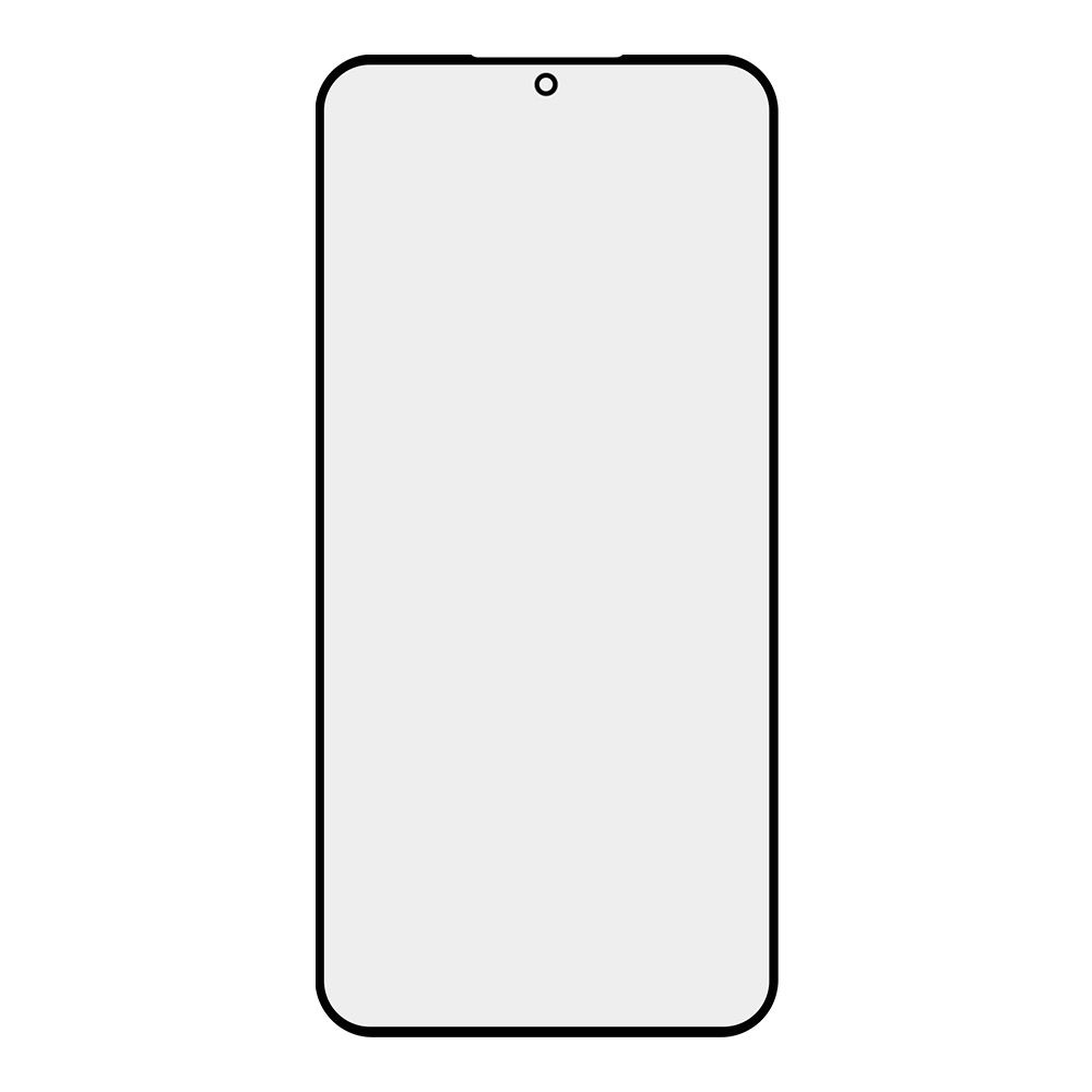 Стекло + OCA плёнка для переклейки Samsung Galaxy S23+ (черный)