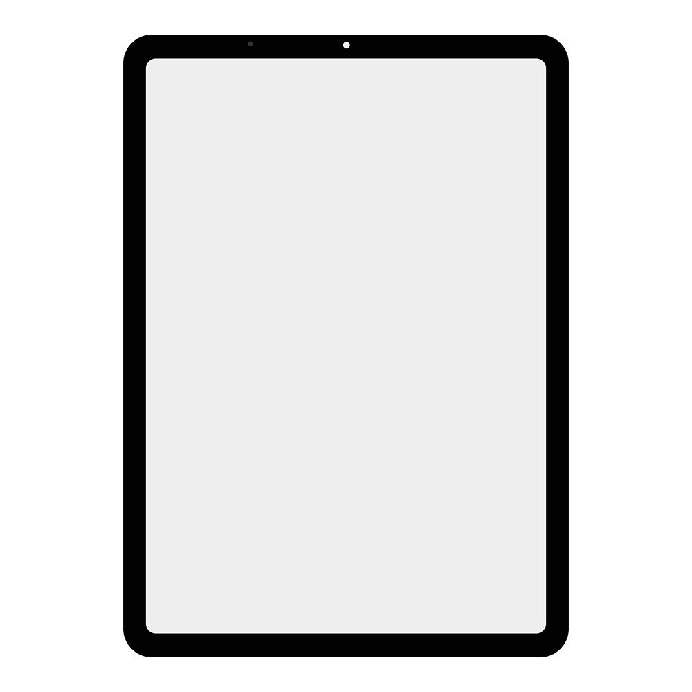 Стекло для переклейки Ipad Air 4 2020 10.9" A2316 / A2324 / A2325 / A2072 (черный)