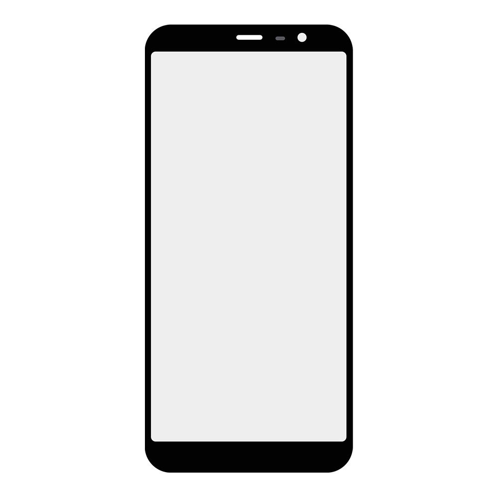 Стекло + OCA пленка для переклейки Meizu M6T (черный)