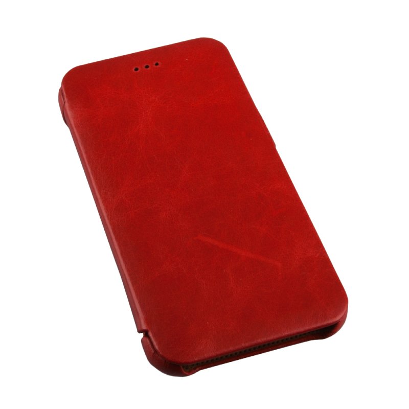 Чехол для iPhone 6/6s "HOCO" General Series Folder Case раскладной кожаный (оранжевый коробка)