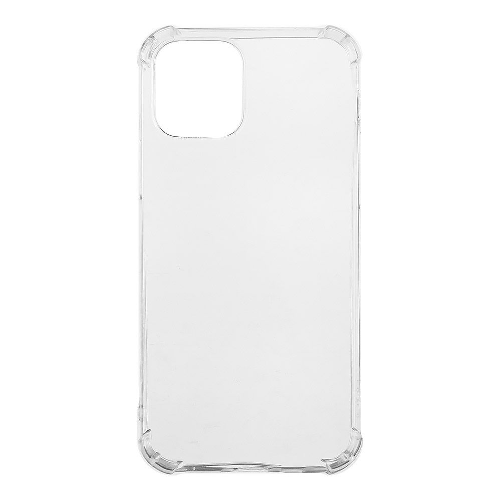 Силиконовый чехол "LP"  для iPhone 12/12 Pro ударопрочный TPU Armor Case (прозрачный) европакет