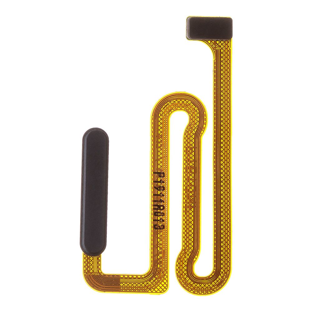 Шлейф для Samsung Galaxy M12/A12/A12 Nacho (M127F/A125F/A127F) сканер отпечатка пальцев (черный)