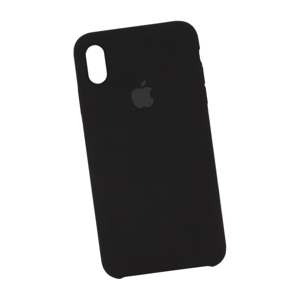 Силиконовый чехол для iPhone Xs Max "Silicone Case" (черный, блистер) 18