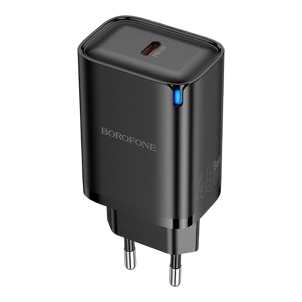 СЗУ BOROFONE BA86A Flare Star 1xUSB-C, PD45W (черный)