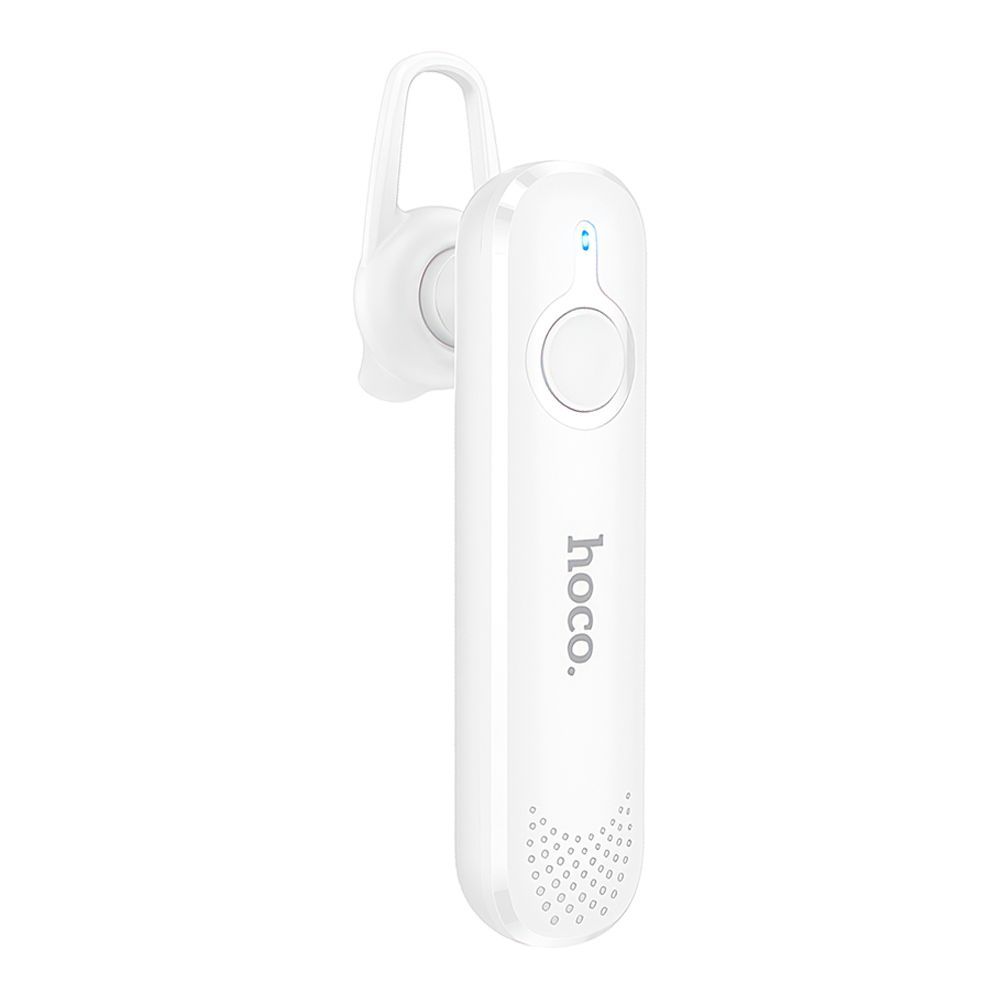 Bluetooth моногарнитура HOCO E63 Diamond BT 5.0, внутриканальная, громкость +/- (белый)
