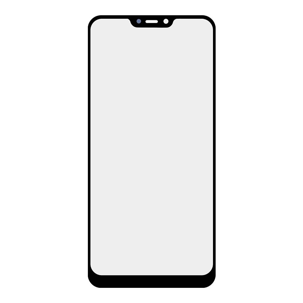 Стекло + OCA пленка для переклейки Vivo Y81 (черный)