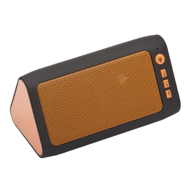 Колонка беспроводная Bluetooth "HLY-666" (оранжевая/коробка)